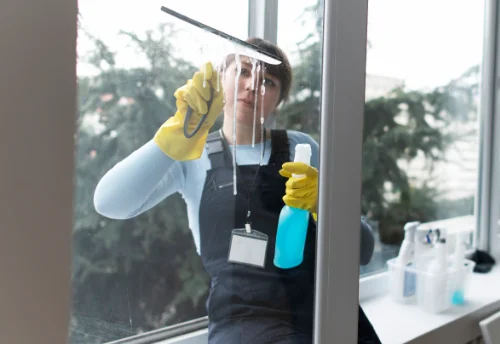 Nettoyage de vitres intérieures et extérieures à Bailleau-l'Évêque